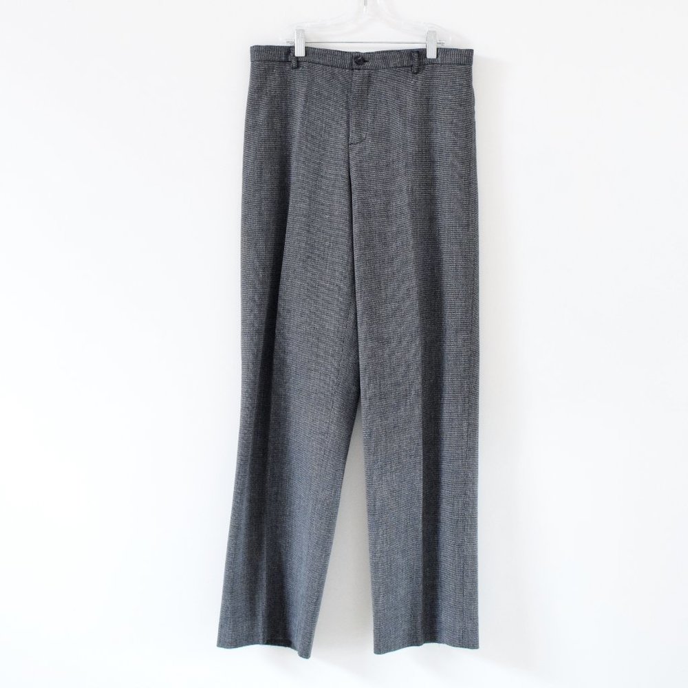 RAFAELLA Vintage Black & White Checkered Woven Dress Pants | Size 10
